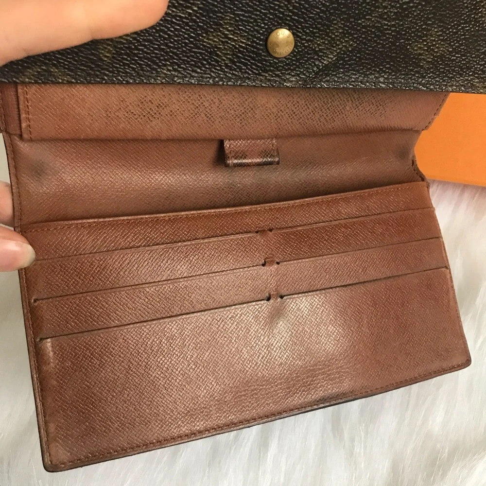 Auth. LV Porte Tresor International wallet_6